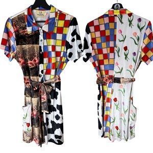 Fashion Brand Company Geometric Multicolor Dress